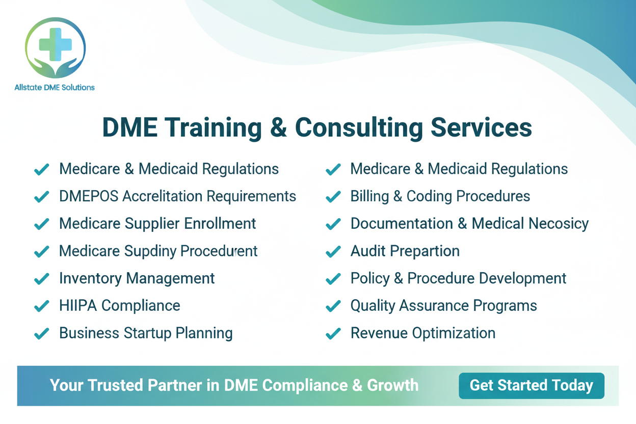 What Is DME Training and Consulting?