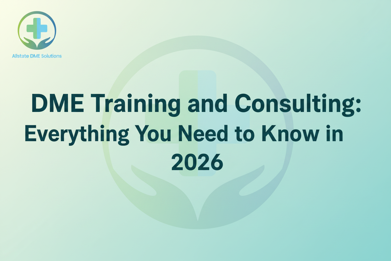 DME Training and Consulting: What You Need to Know