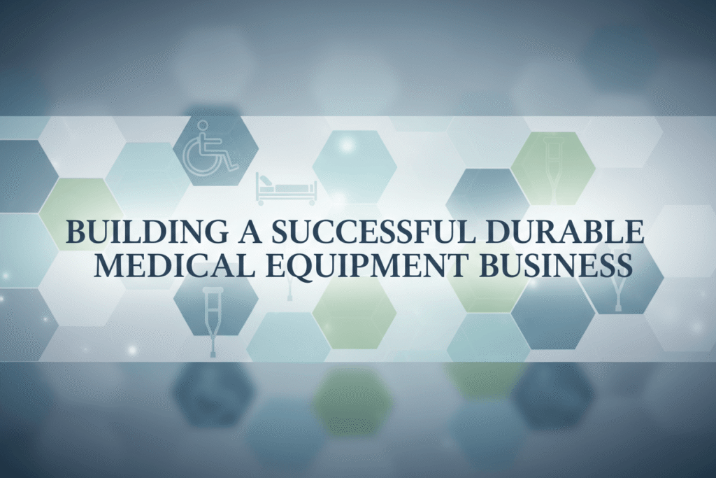 The DME Business Model: Building a Successful Durable Medical Equipment Business