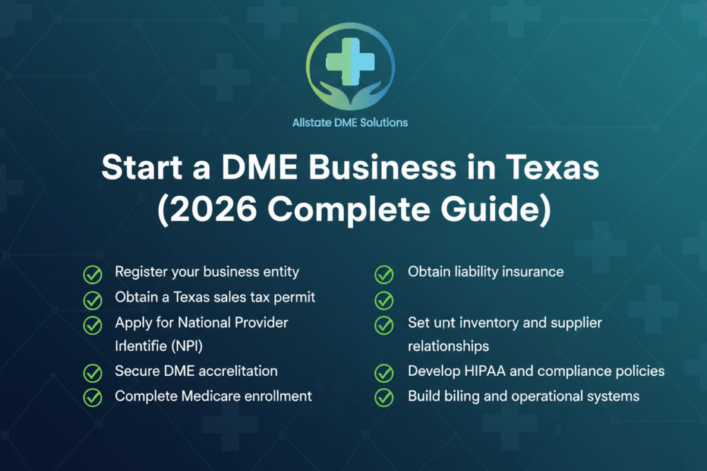 How to Start a DME Business in Texas